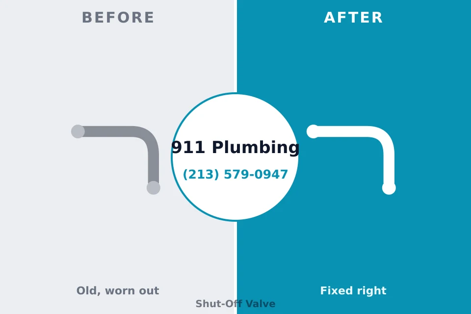 Before and after: plumbing repair Bell Hill, WA